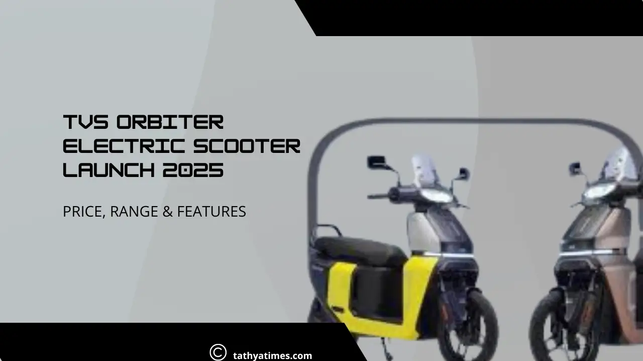 TVS Orbiter Electric Scooter Launch: 158 km Range ke saath aaya Budget Friendly EV, jaane Price aur Features!