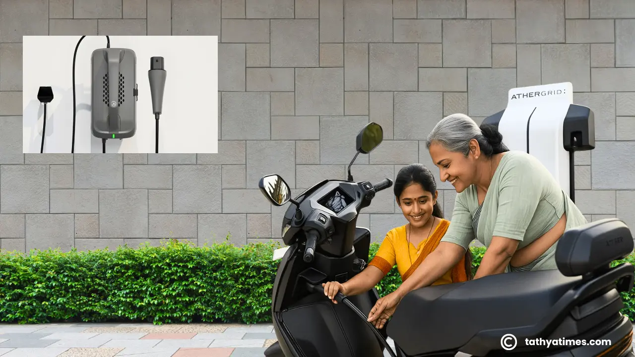 News: Ather Electric Scooter: नई तकनीक और शानदार रेंज के साथ बाजार में धूम" Charging & Ather Grid