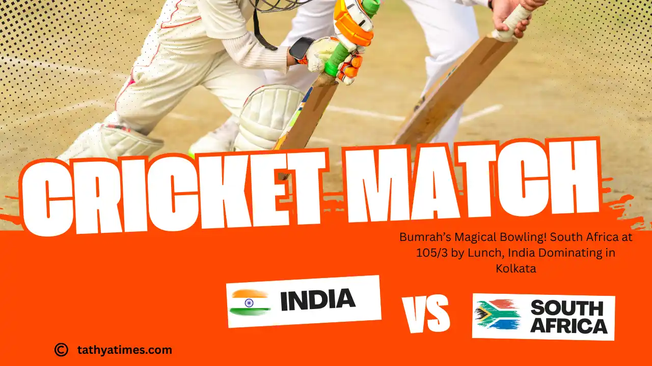 India vs South Africa: Bumrah ki Jaduai Bowling! Lunch tak Proteas 105/3, Kolkata mein India ka Dabav Tagda